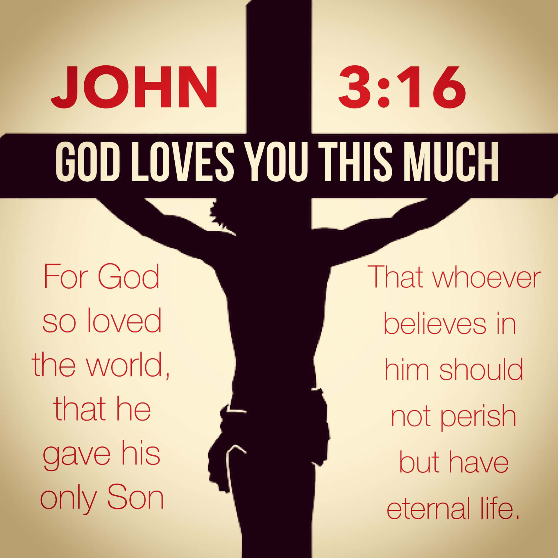 God loves you - no matter what Wallpaper