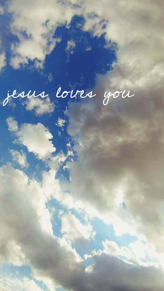 Gud er kærlighed: Du er elsket: Wallpaper