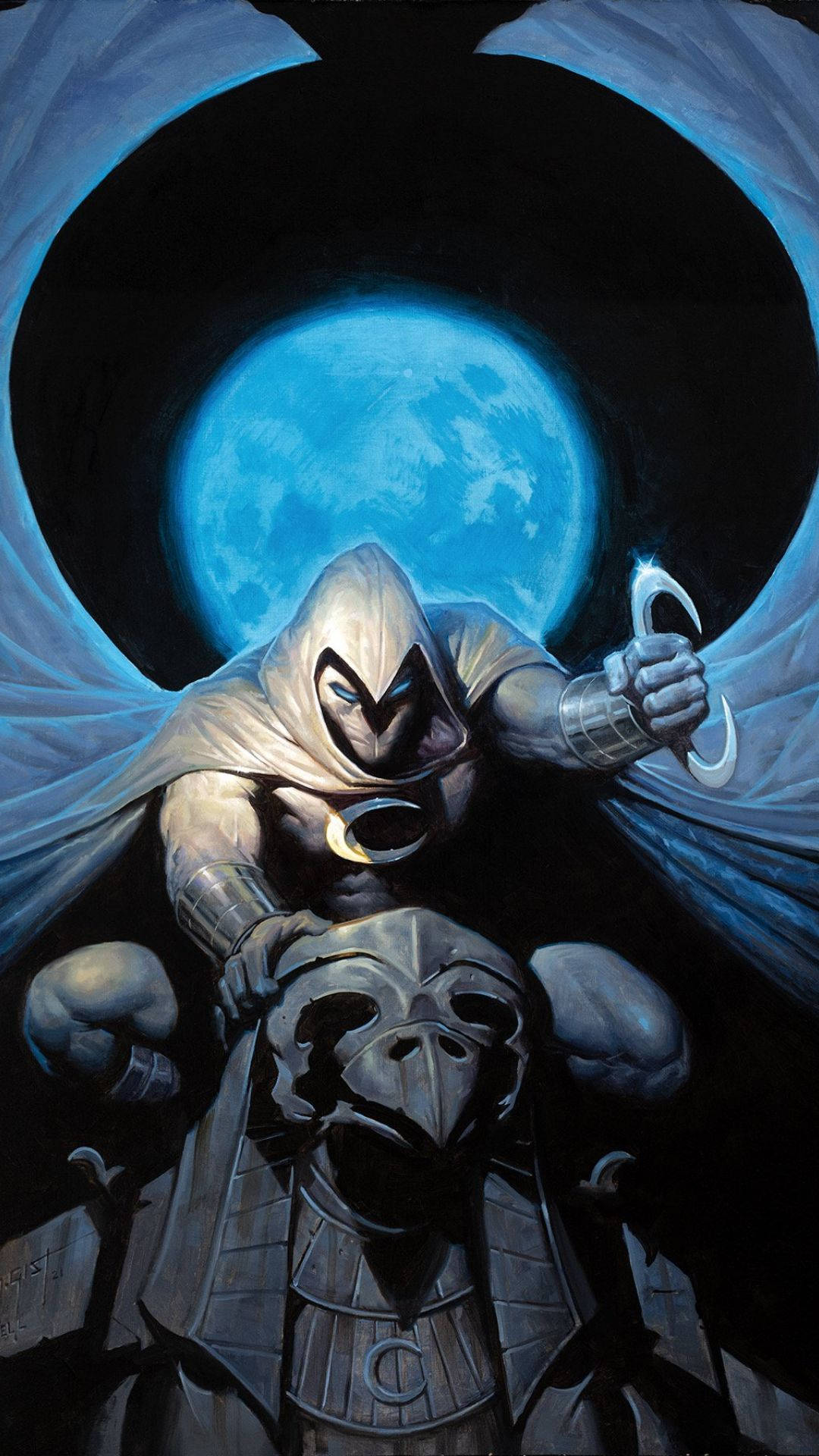 [100+] Moon Knight Phone Backgrounds | Wallpapers.com