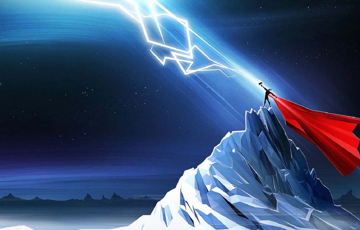 Feel the power of Thor, the God of Thunder! Wallpaper