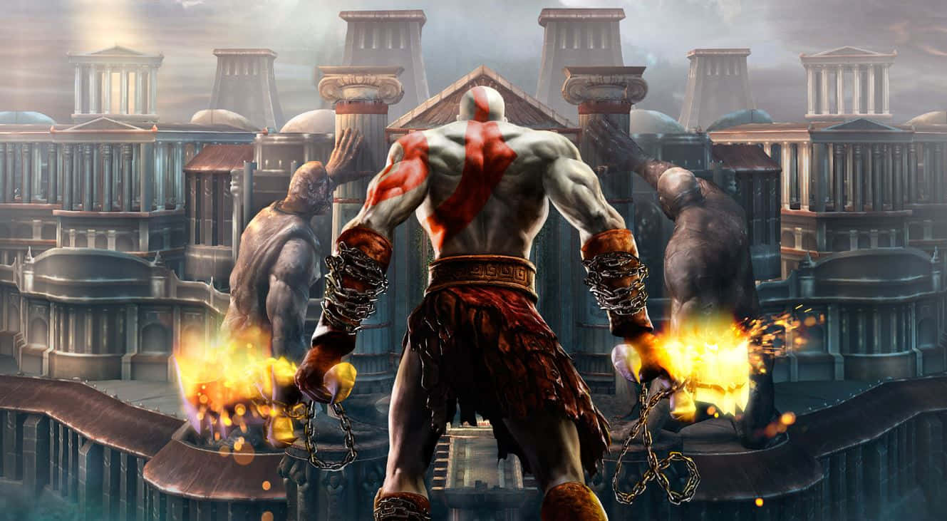 Kratos and Atreus in God of War Adventure