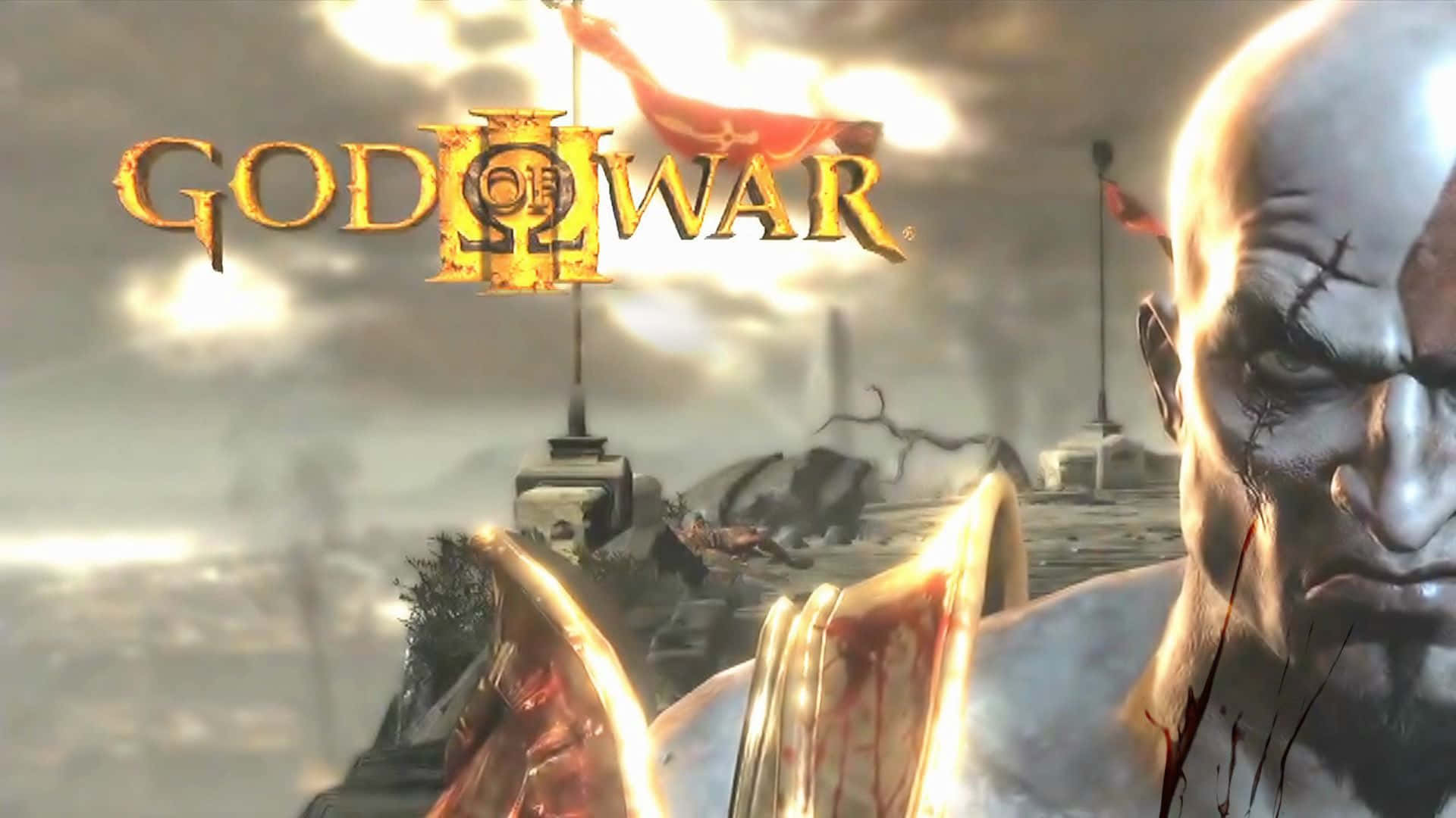 Battle your way to justice in God of War 3 Wallpaper