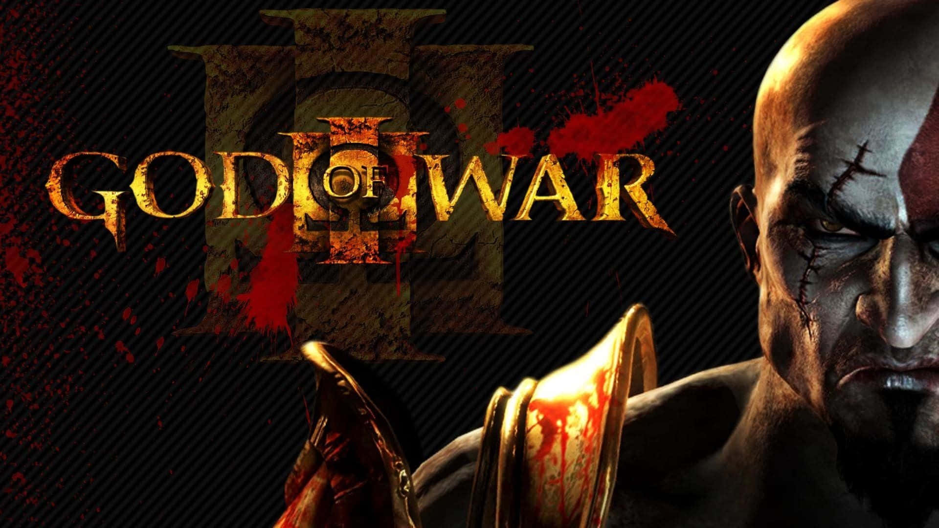Kratos,listo Para La Batalla En God Of War 3. Fondo de pantalla