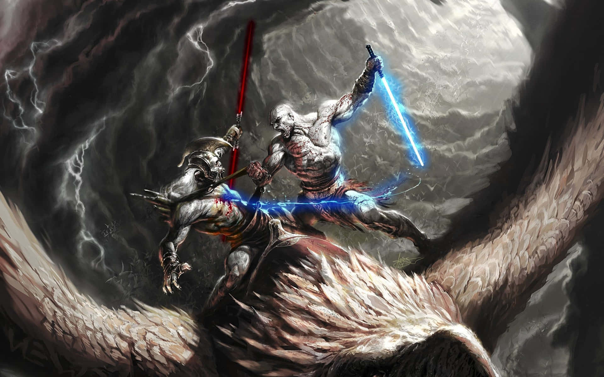 God of War 3, Join the Epic Battle Wallpaper
