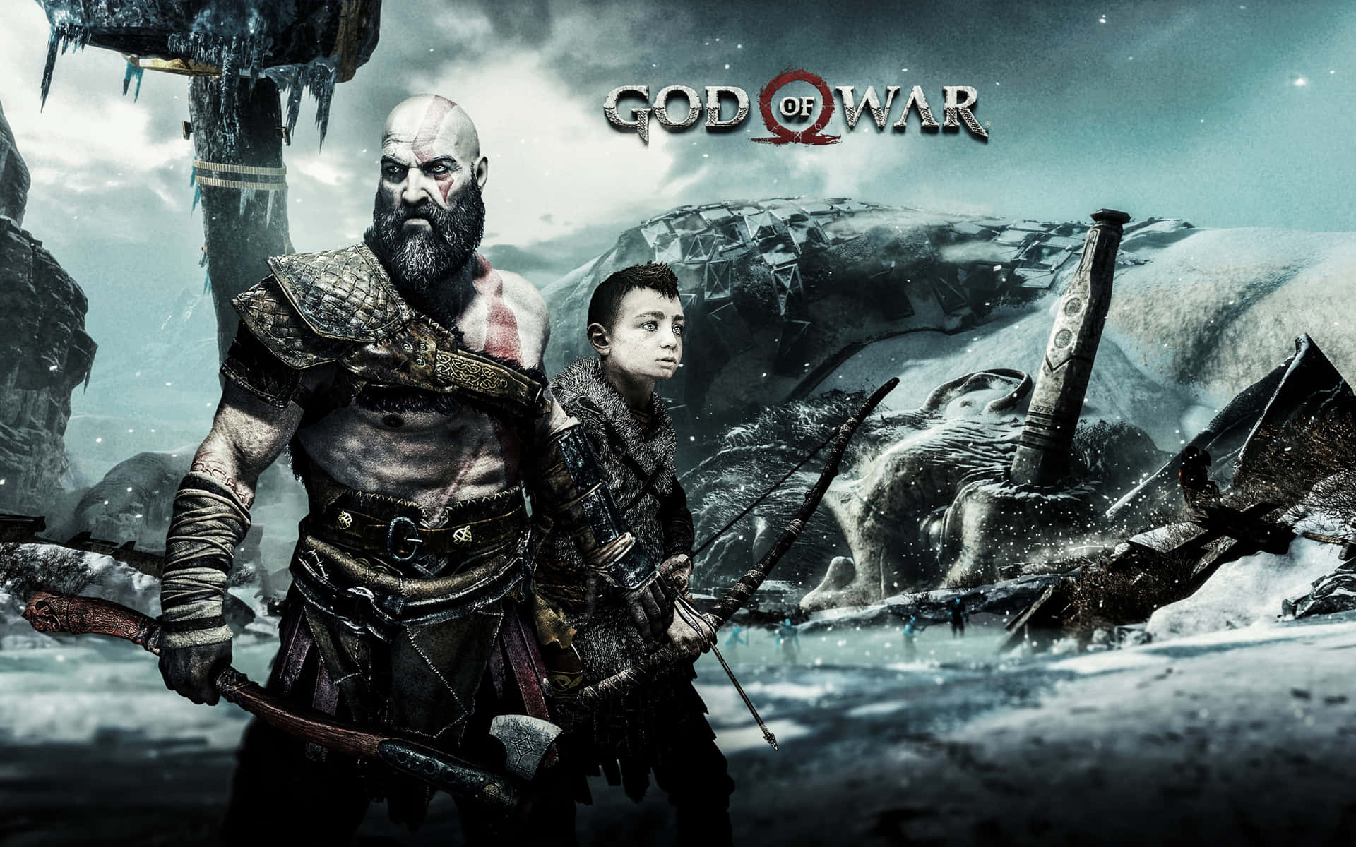 Caption: Kratos and Atreus, the Legendary Father-Son Duo in the World of Norse Mythology