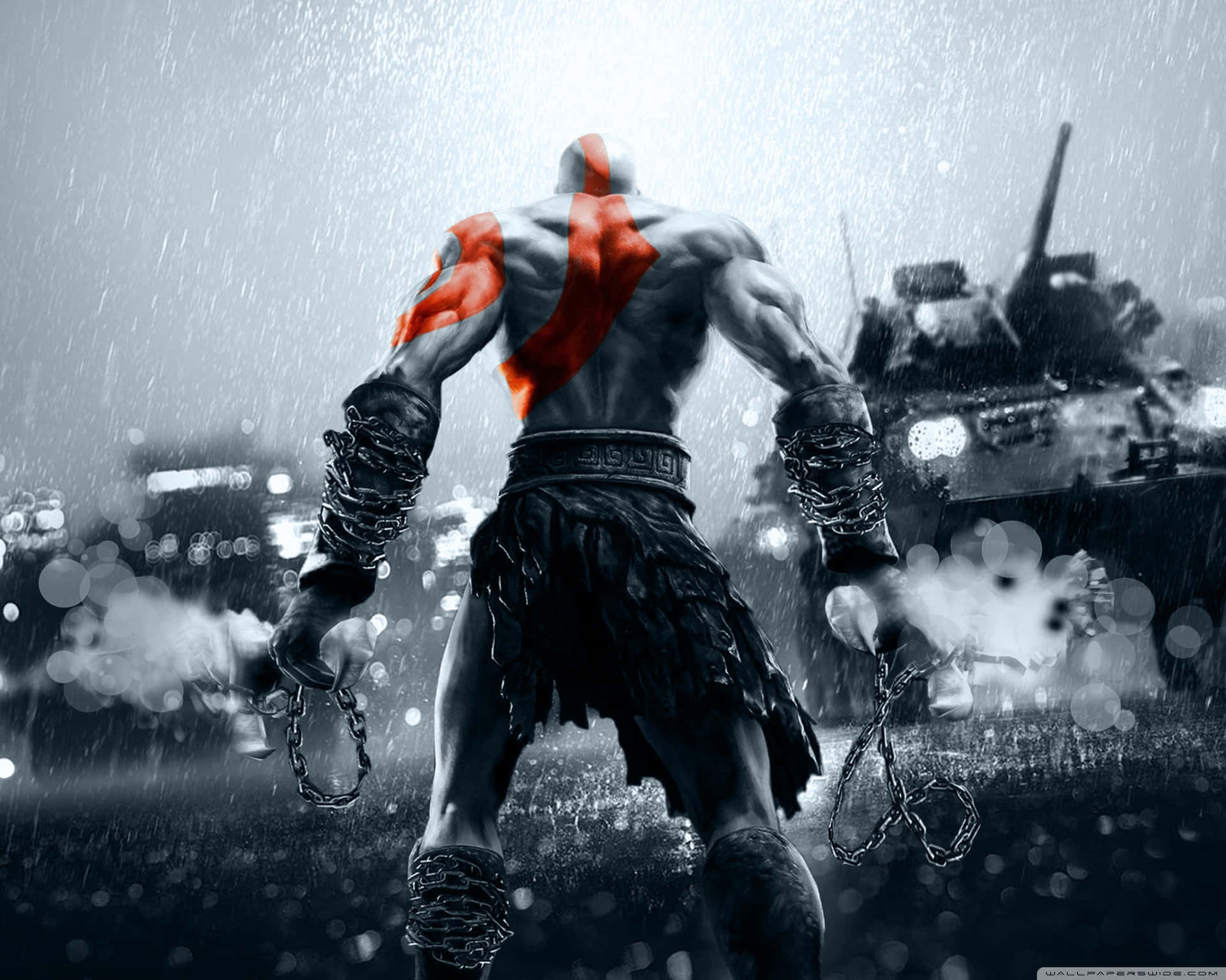 Kratosog Atreus Står Over For En Ny Udfordring I God Of War 5. Wallpaper