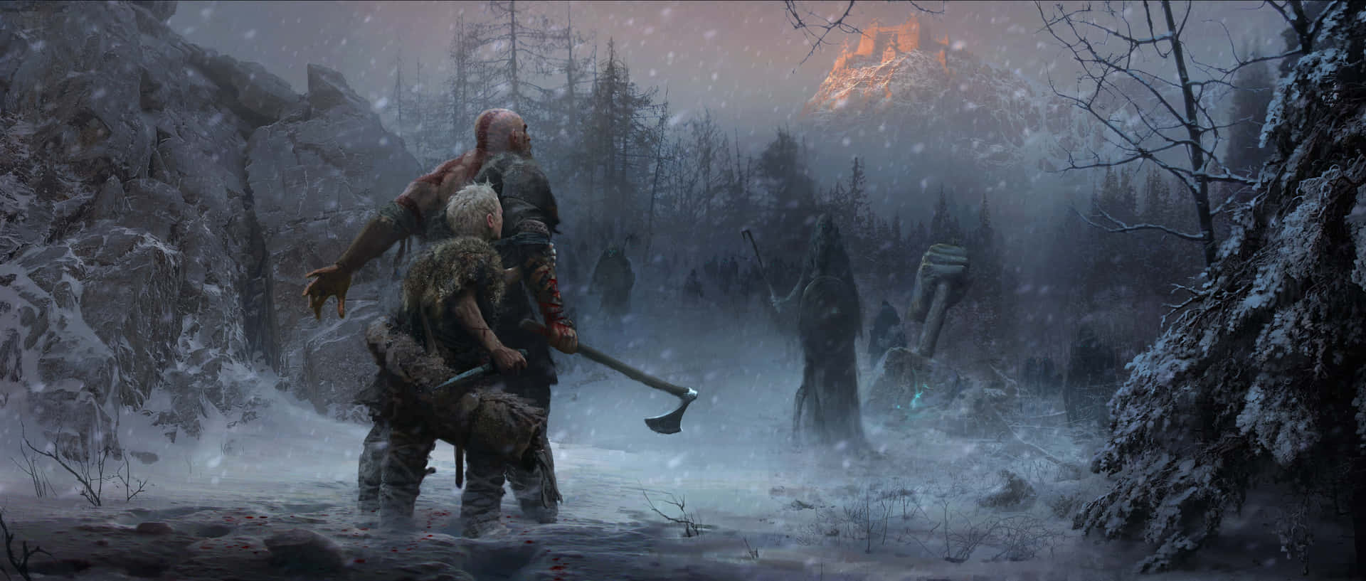 Kratoskehrt In God Of War 5 Zurück. Wallpaper