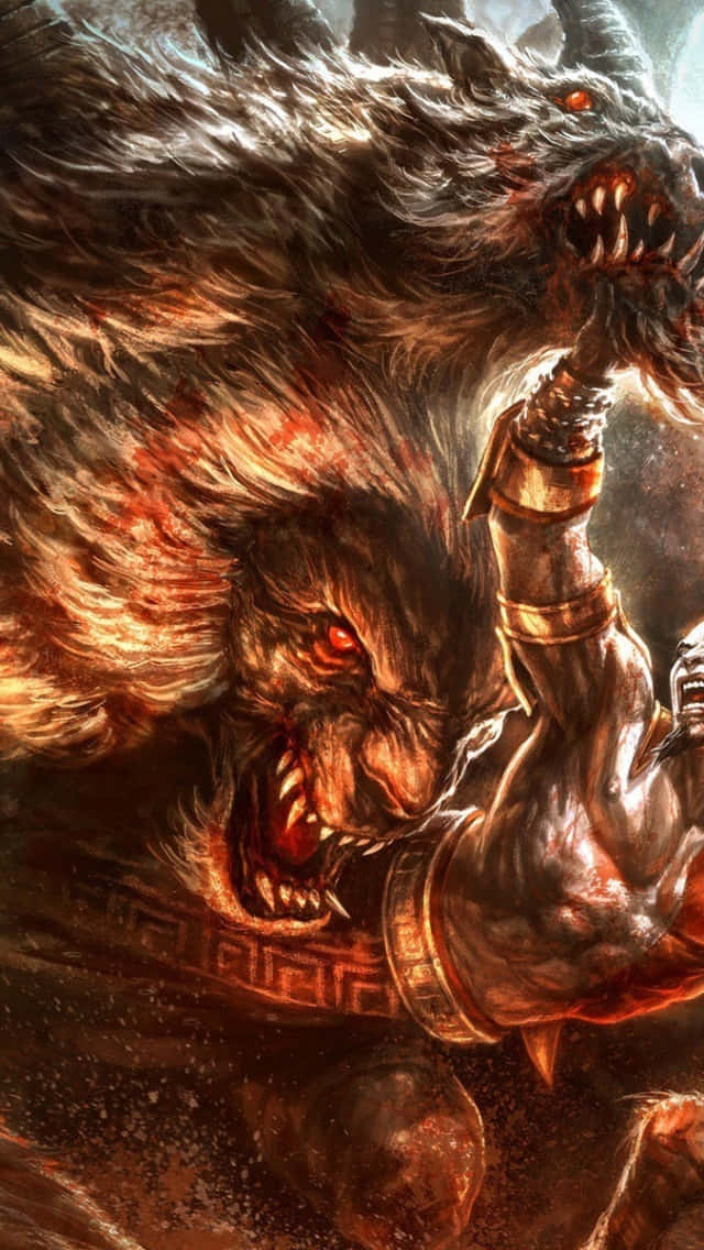 Kratosund Atreus Wagen Sich In God Of War 5 In Ihr Nächstes Abenteuer. Wallpaper
