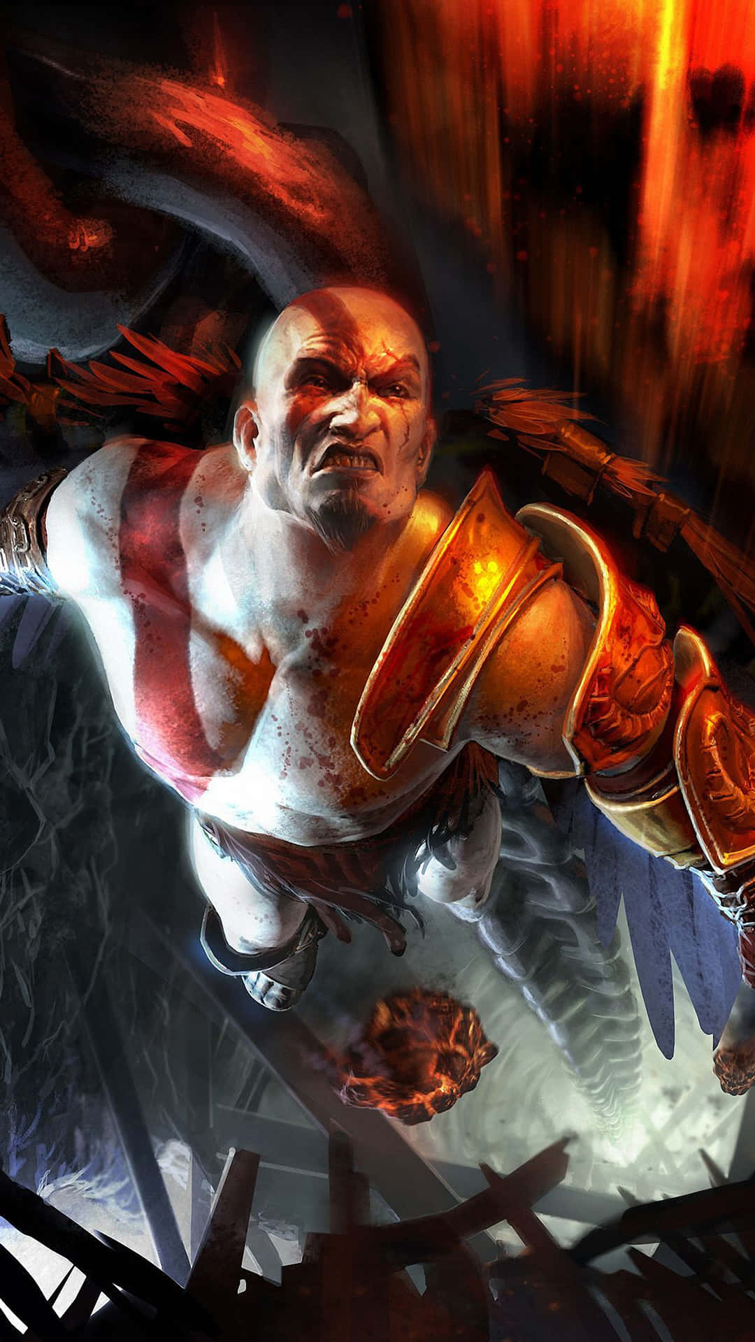 "Kratos embarks on a formidable journey in the fifth installment of Sony's acclaimed God of War series." Wallpaper