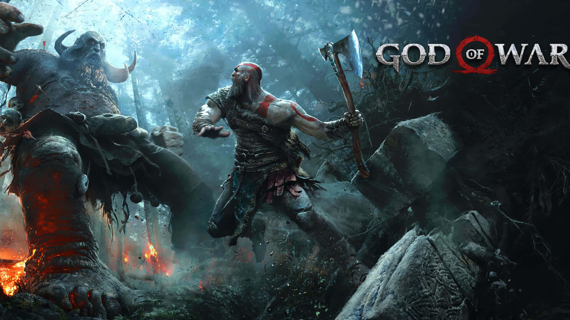 Kratosist Zurück In God Of War 5. Wallpaper