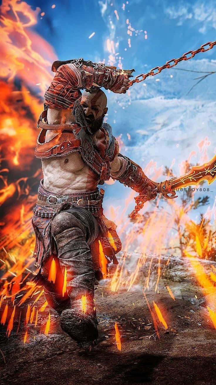 "Experience Epic Action and Adventure with God of War 5!" Wallpaper