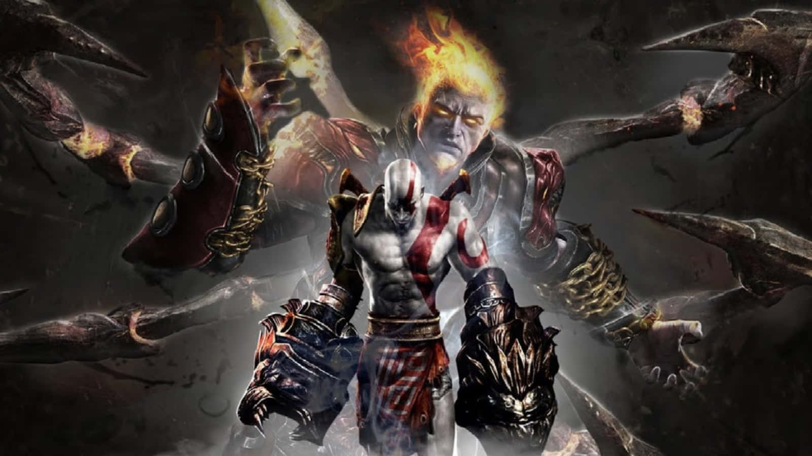 Kratosy Atreus: El Dúo Imparable En God Of War Fondo de pantalla