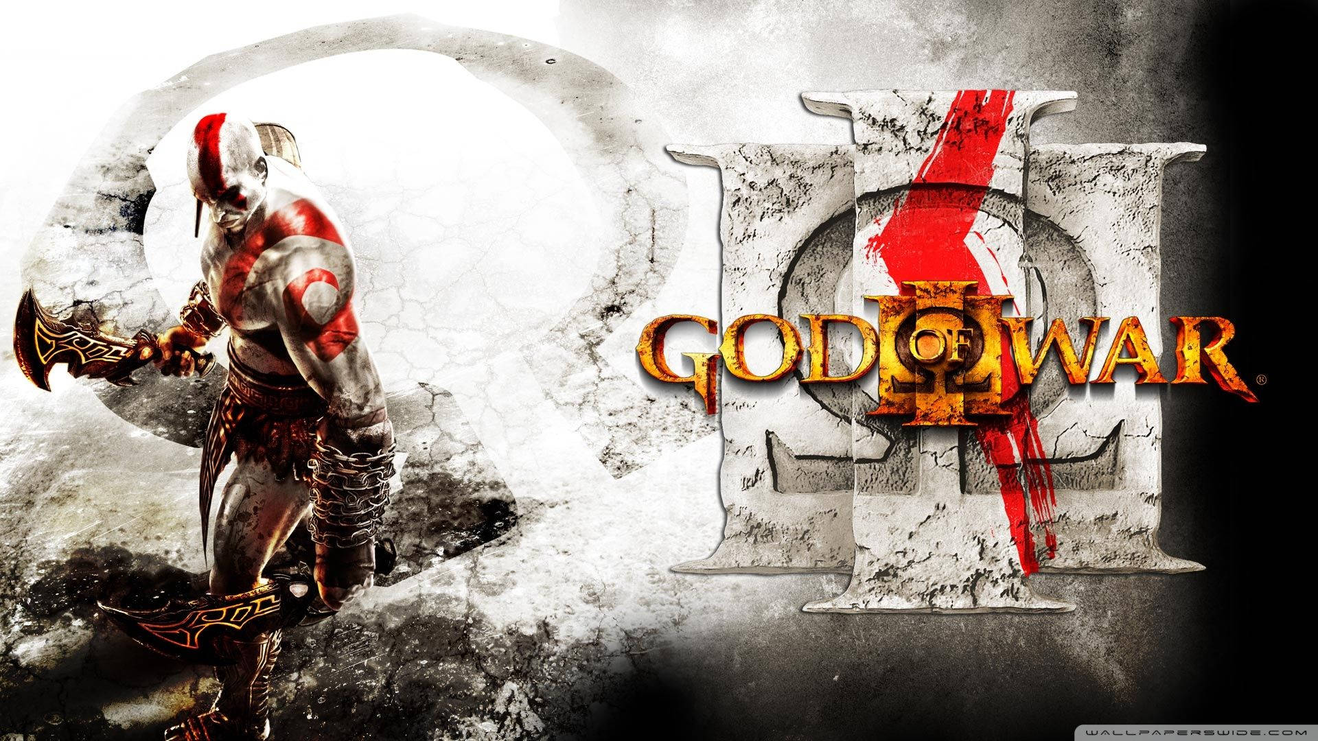 The Iconic God Of War Game Logo Wallpaper