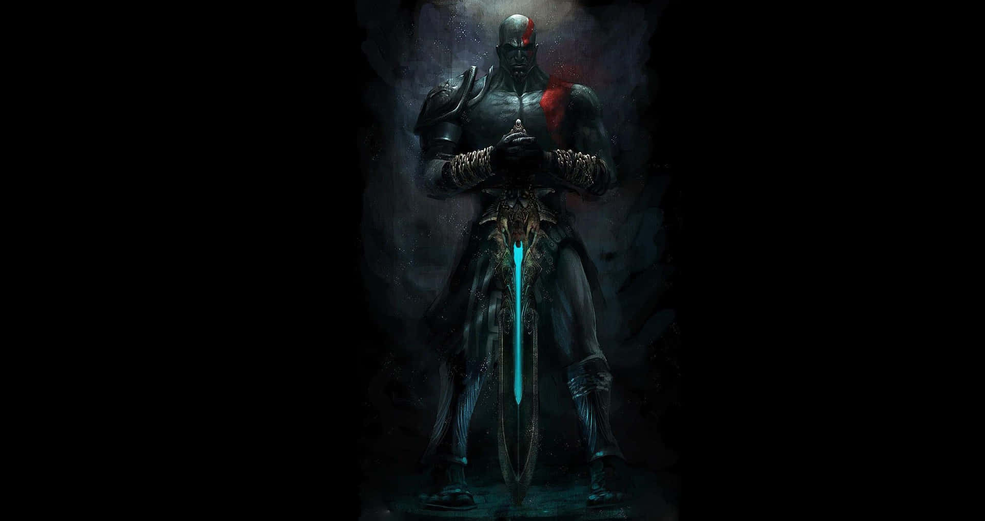 Kratos fights formidable enemies in thrilling battles in God of War III Wallpaper