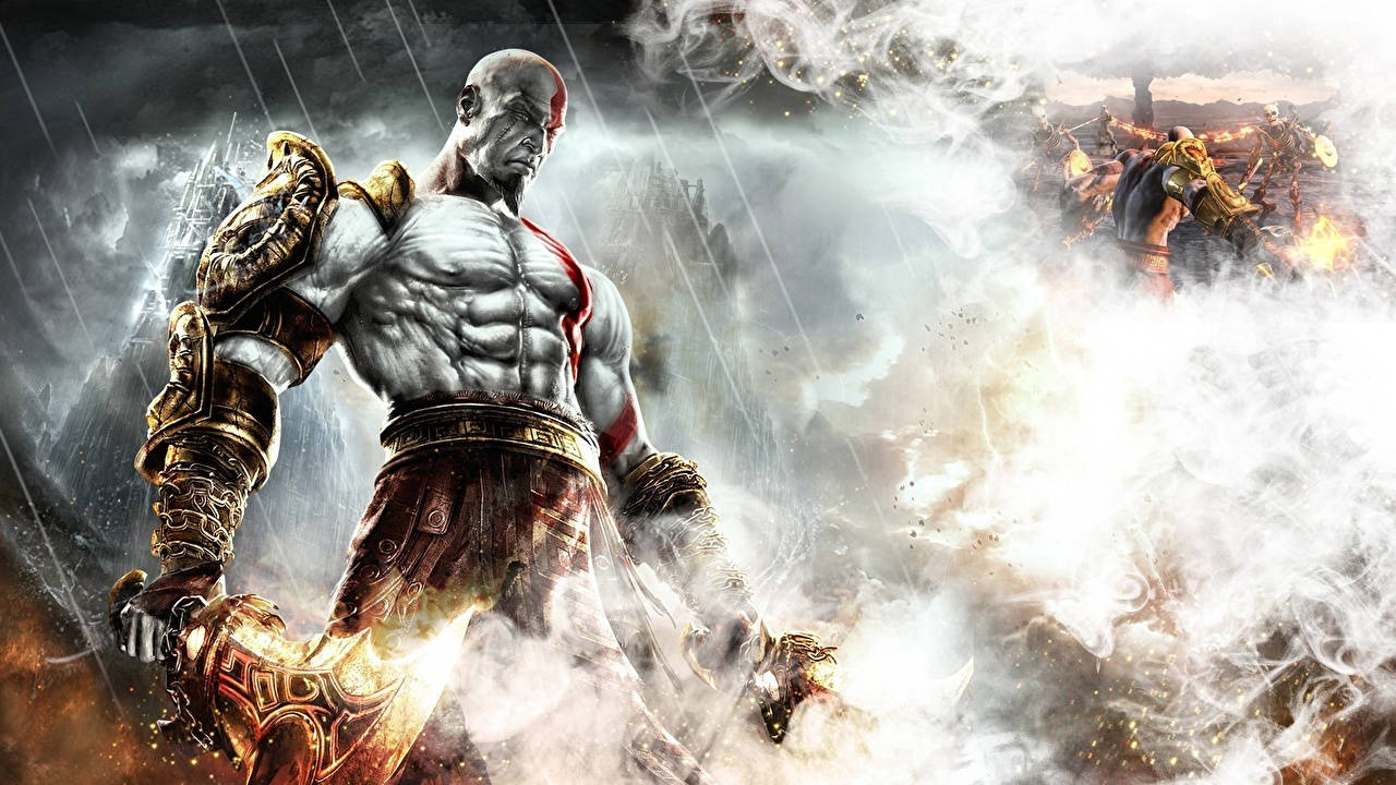 Kratos, the God of War, Confronting his Fate Wallpaper