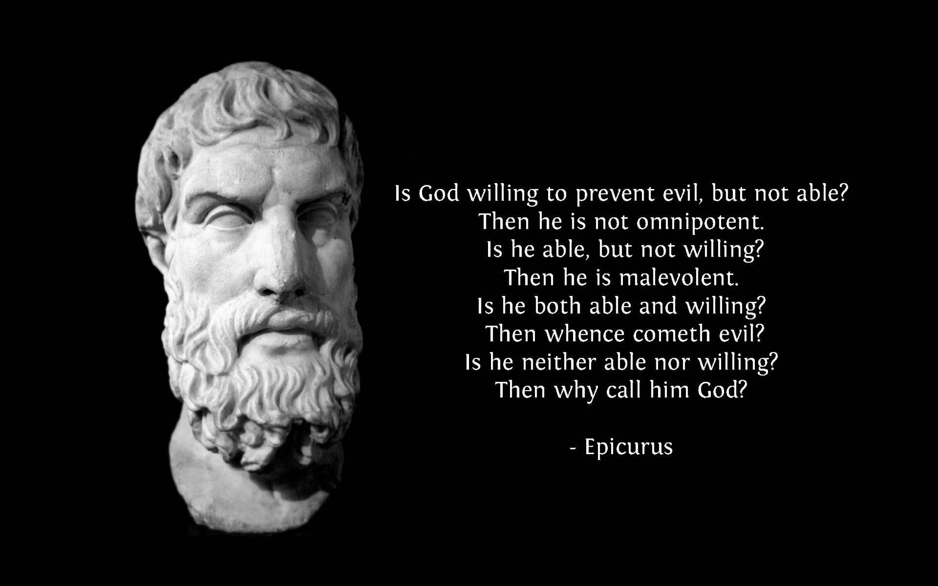 God Quotes Epicurus