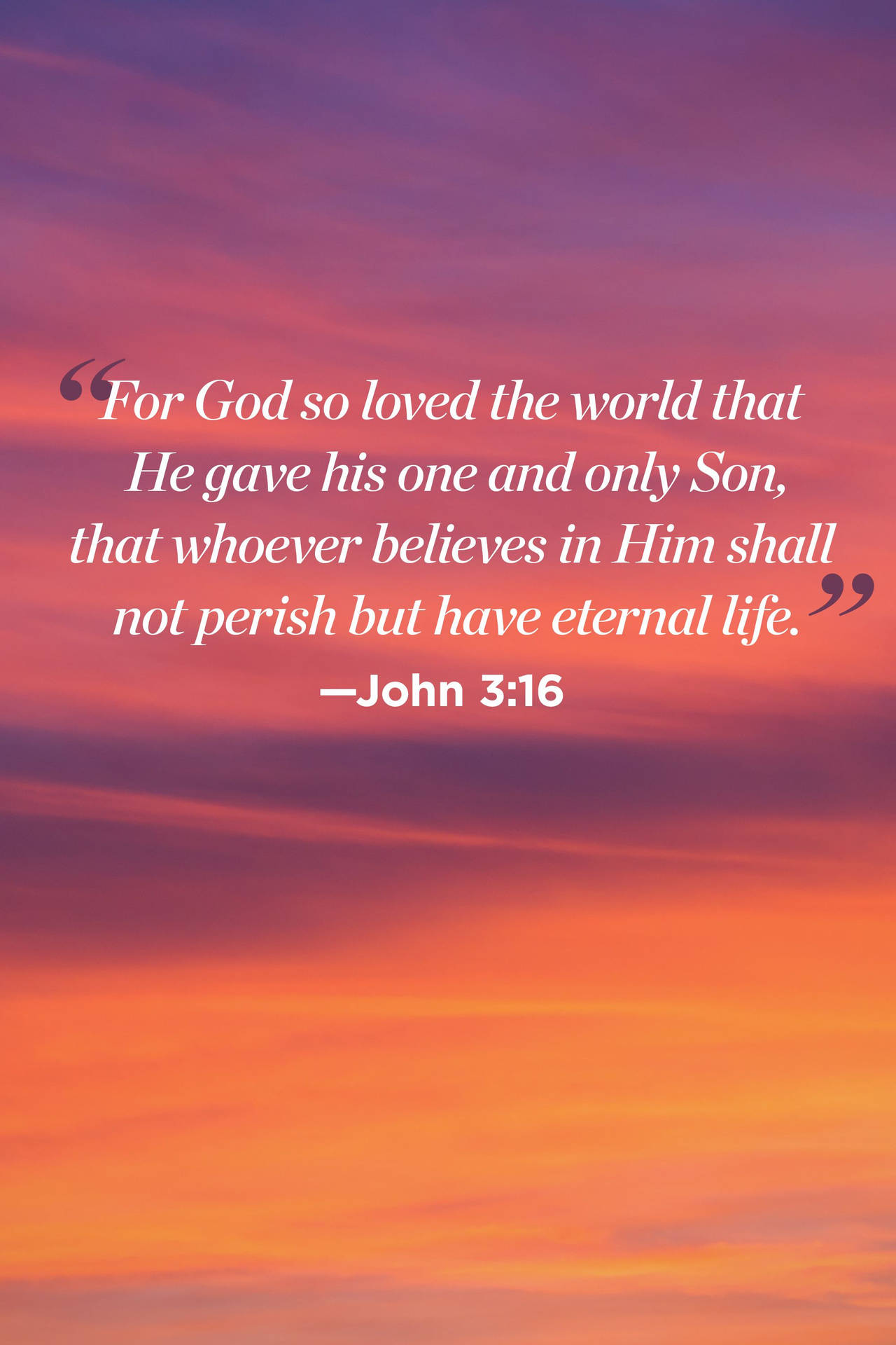 God Quotes John 3:16
