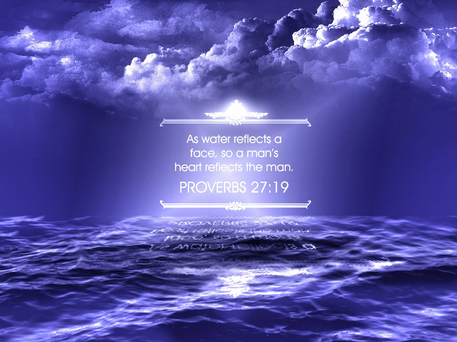God Quotes Water Wallpaper