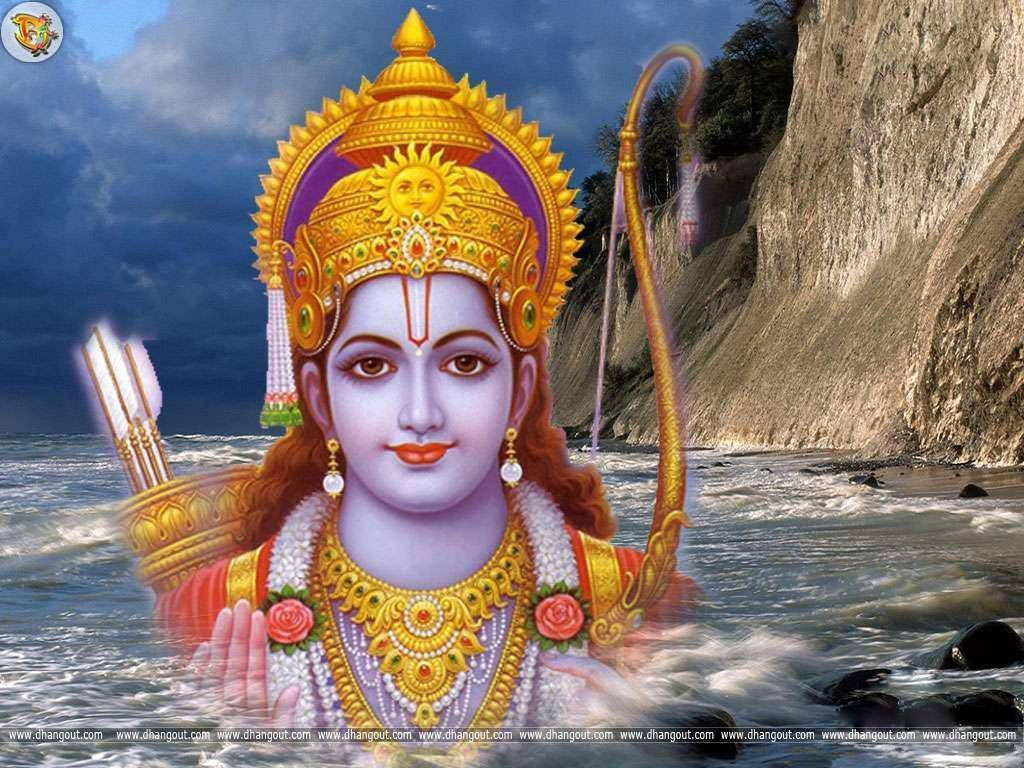 Download God Vishnu Sri Rama Wallpaper 