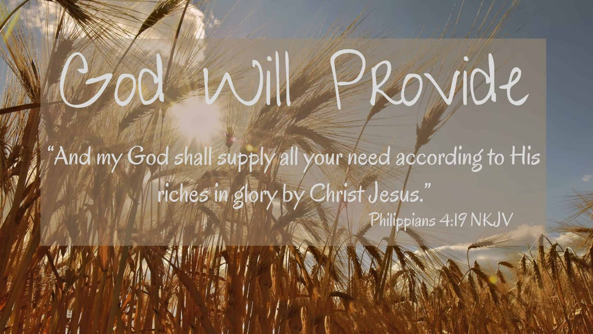God Will Provide Bible Quotes