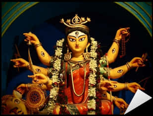 Goddess Durga Idol Festival Celebration PNG