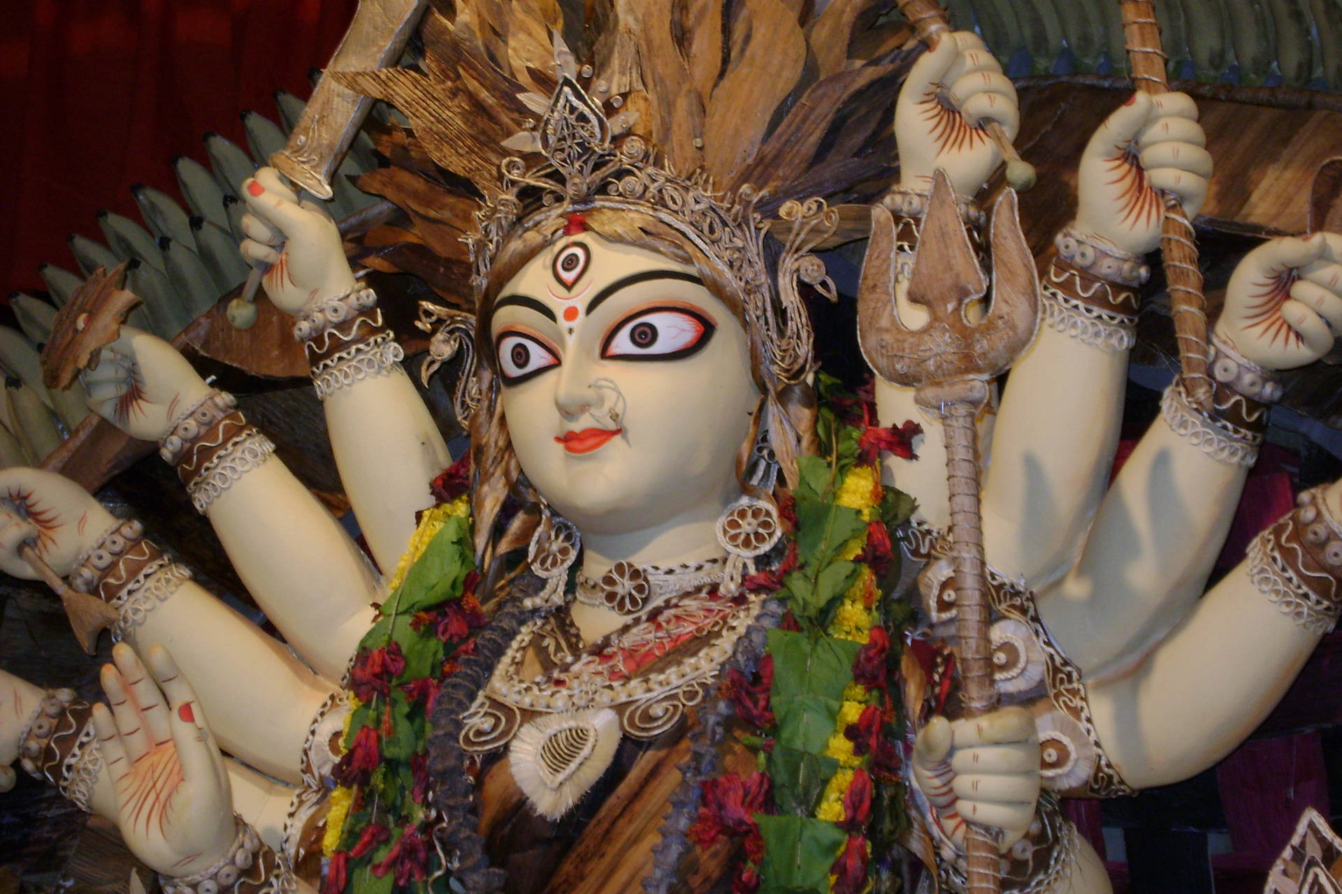 Goddess Kali - Embodiment Of Power And Liberation Wallpaper