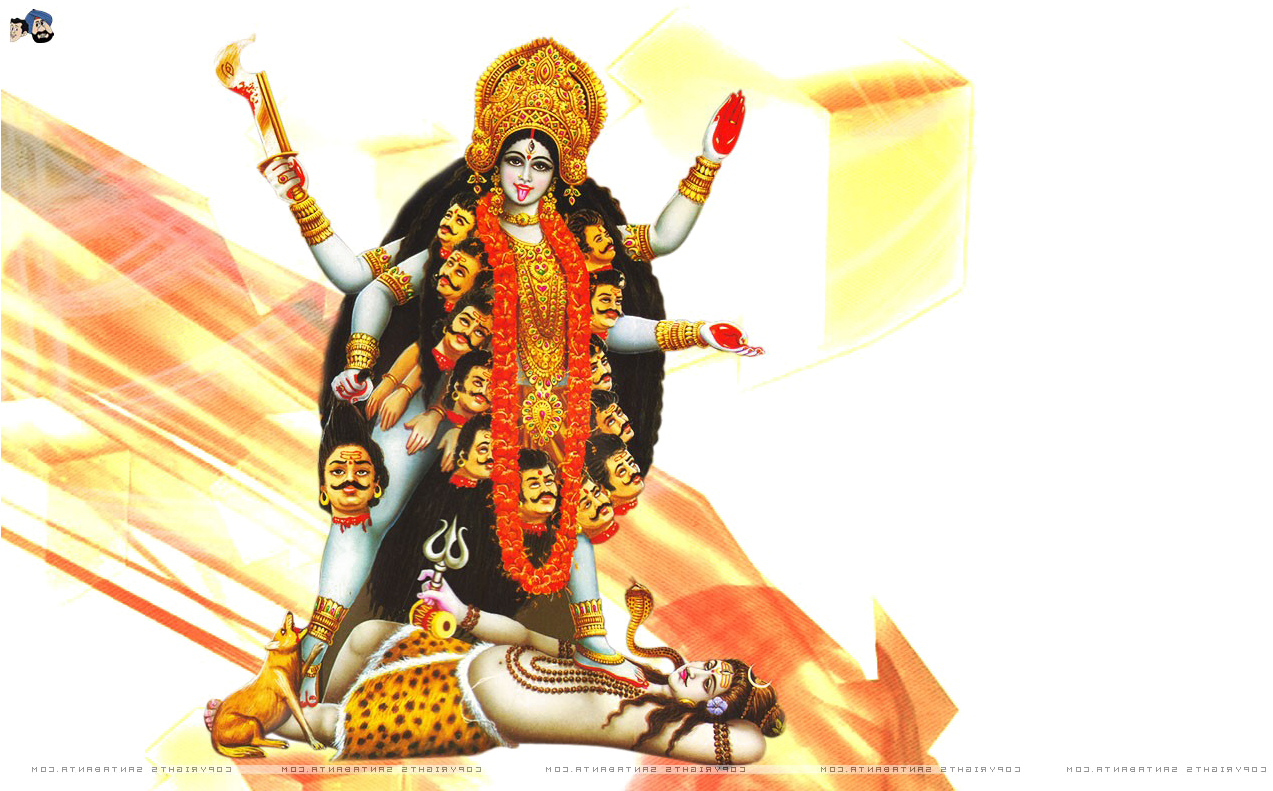 Goddess_ Durga_ Victory_ Over_ Mahishasura PNG