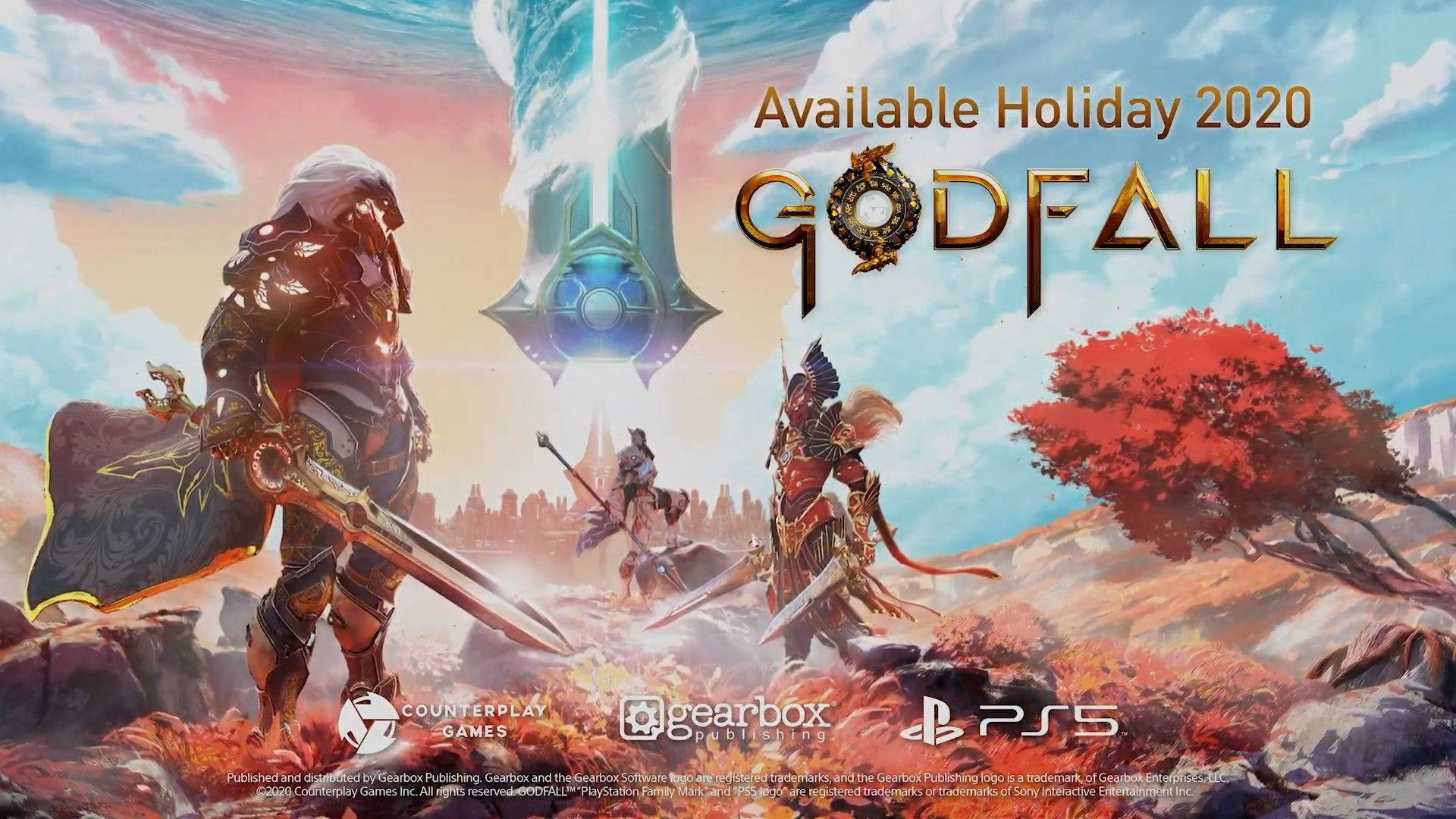 Godfall Holiday Spil Cover Wallpaper