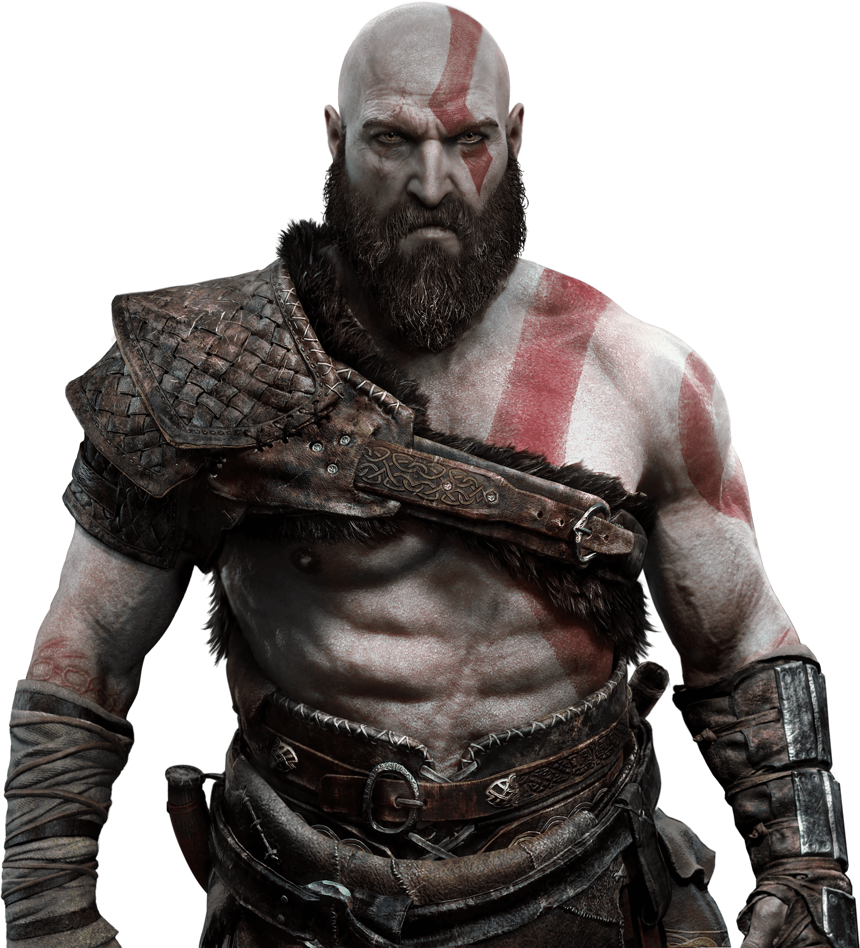 Godof War Kratos Portrait PNG