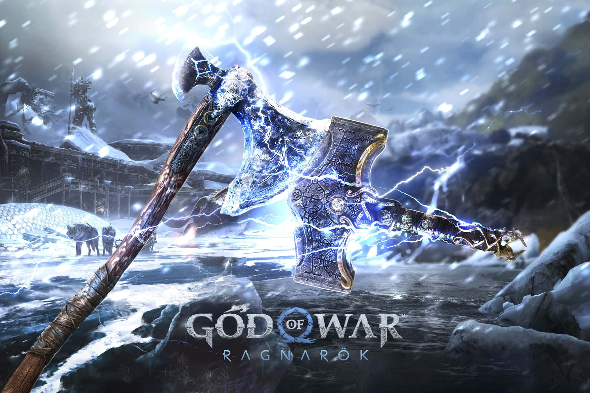Godof War Ragnarok Leviathan Axe Wallpaper