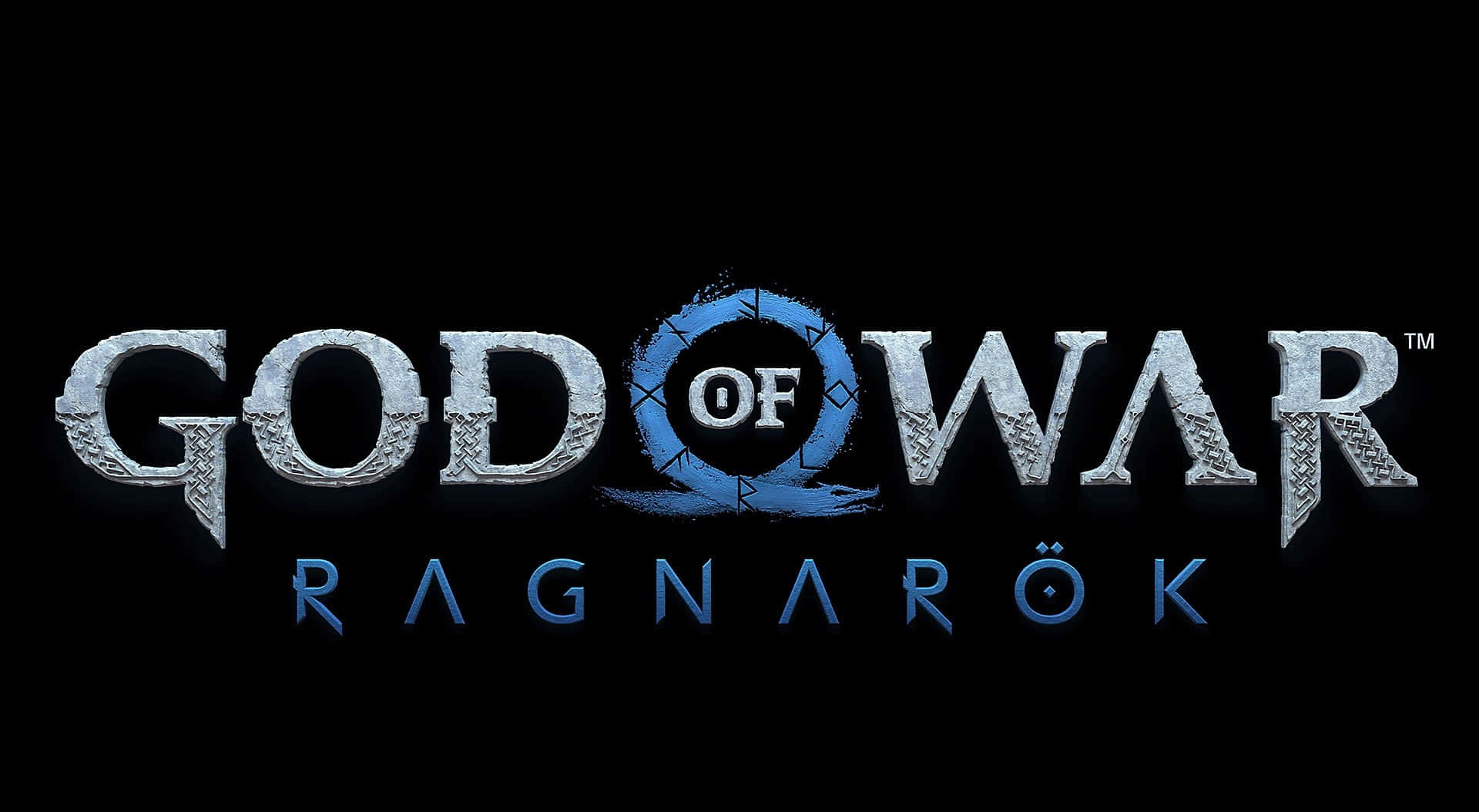 Godof War Ragnarok Logo Wallpaper