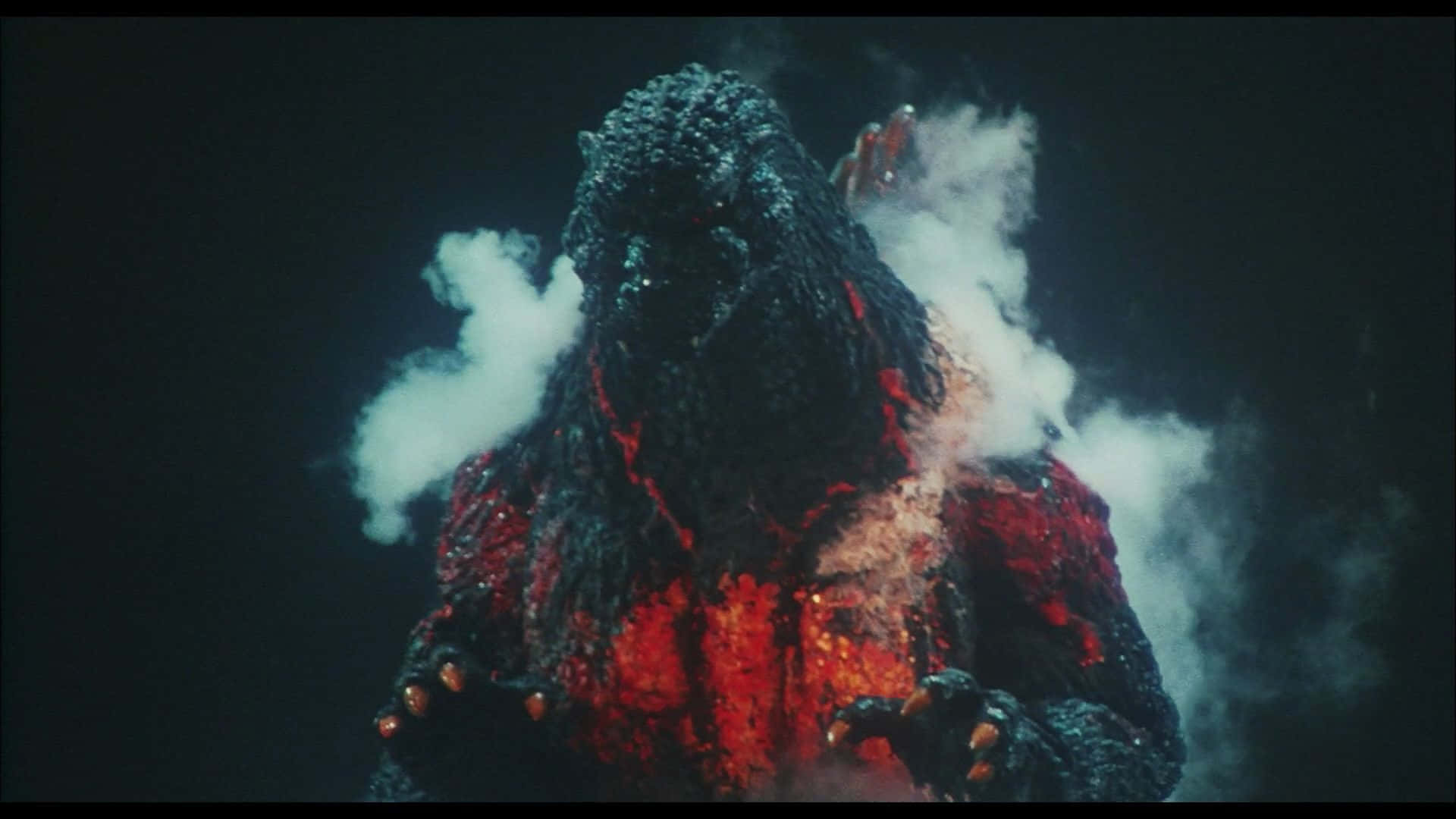 The Iconic Godzilla 1954 Rampaging Through the City Wallpaper
