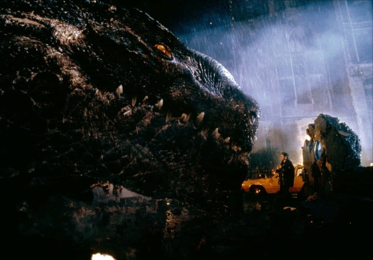 Godzilla 1998, the king of monsters in action Wallpaper