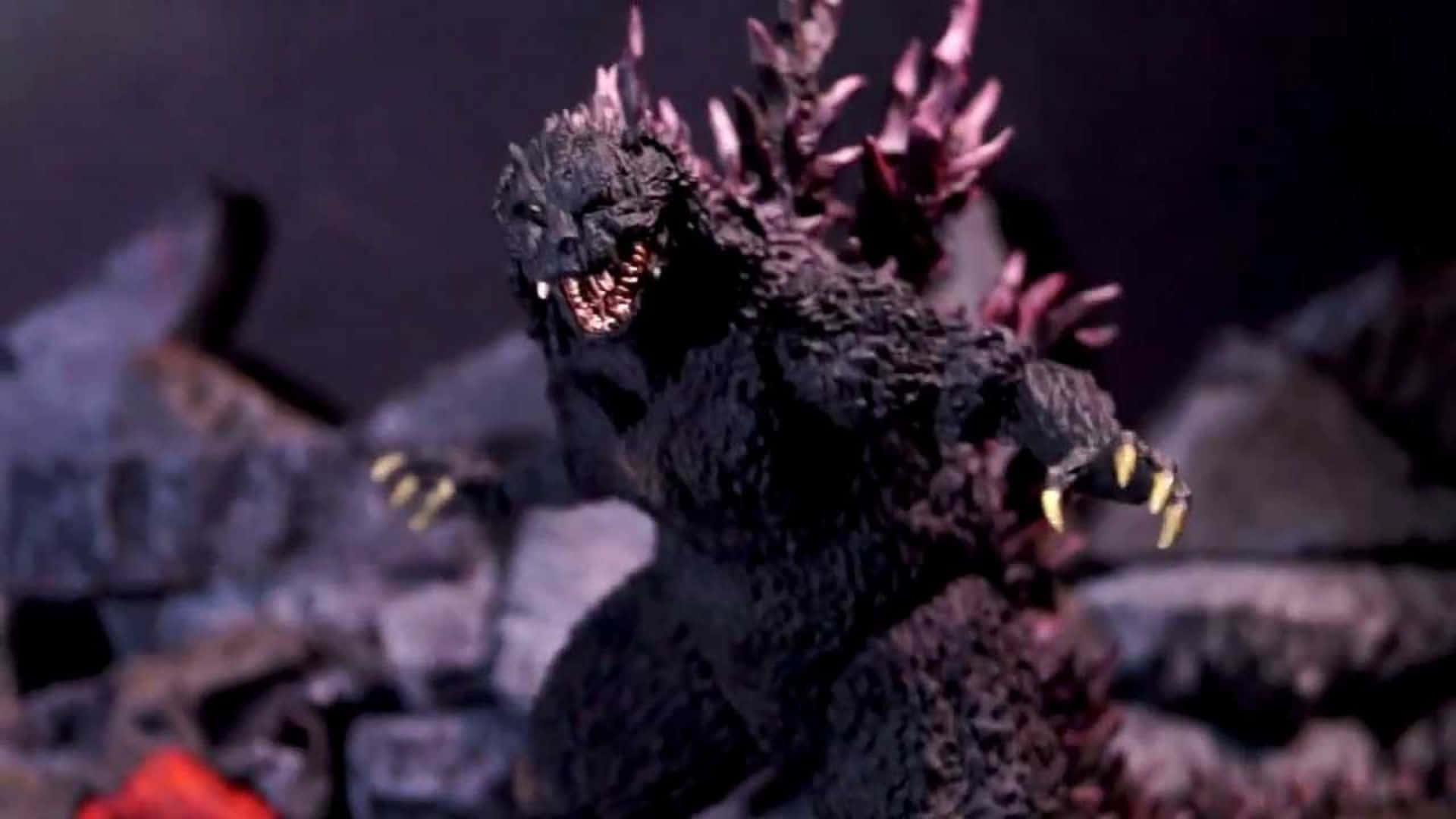 Godzilla 2000 in Action Wallpaper