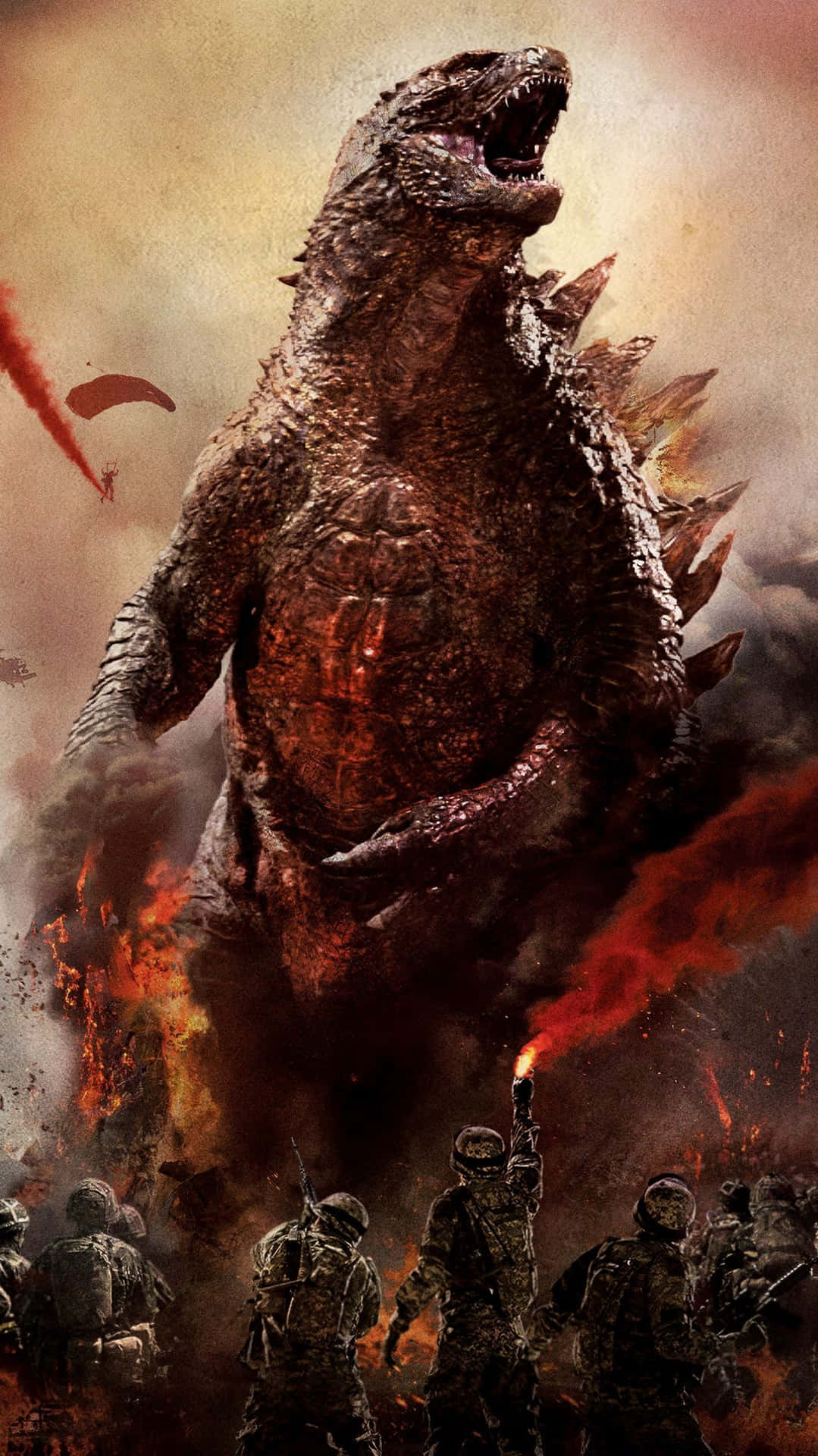 Godzilla 2014 Unleashing Destruction Wallpaper