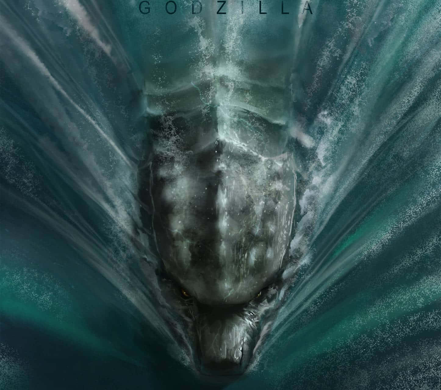 Godzilla 2014 in Action Wallpaper