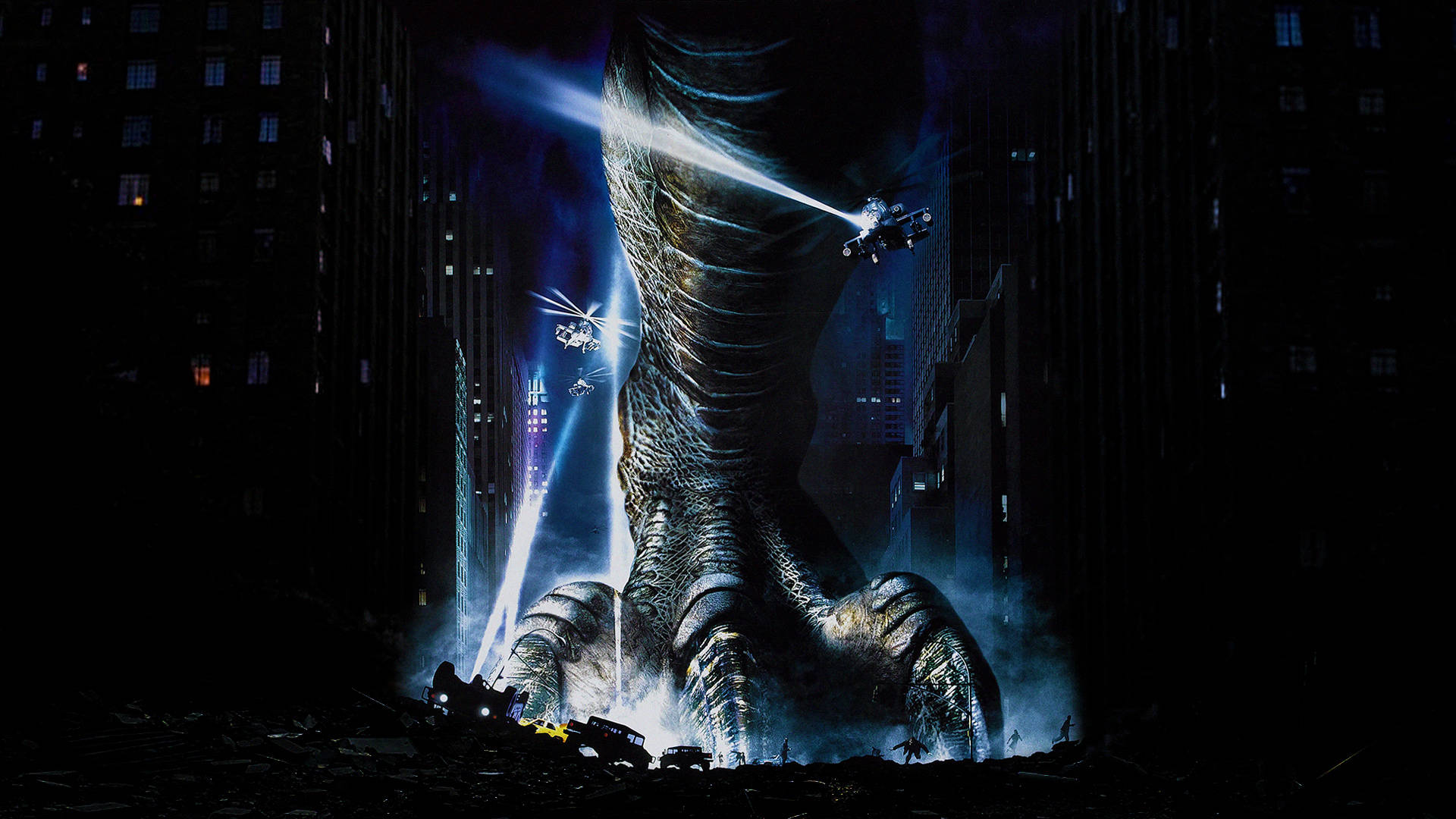 Godzilla4k Stomp (swedish Translation: Godzilla 4k Stampede) Wallpaper