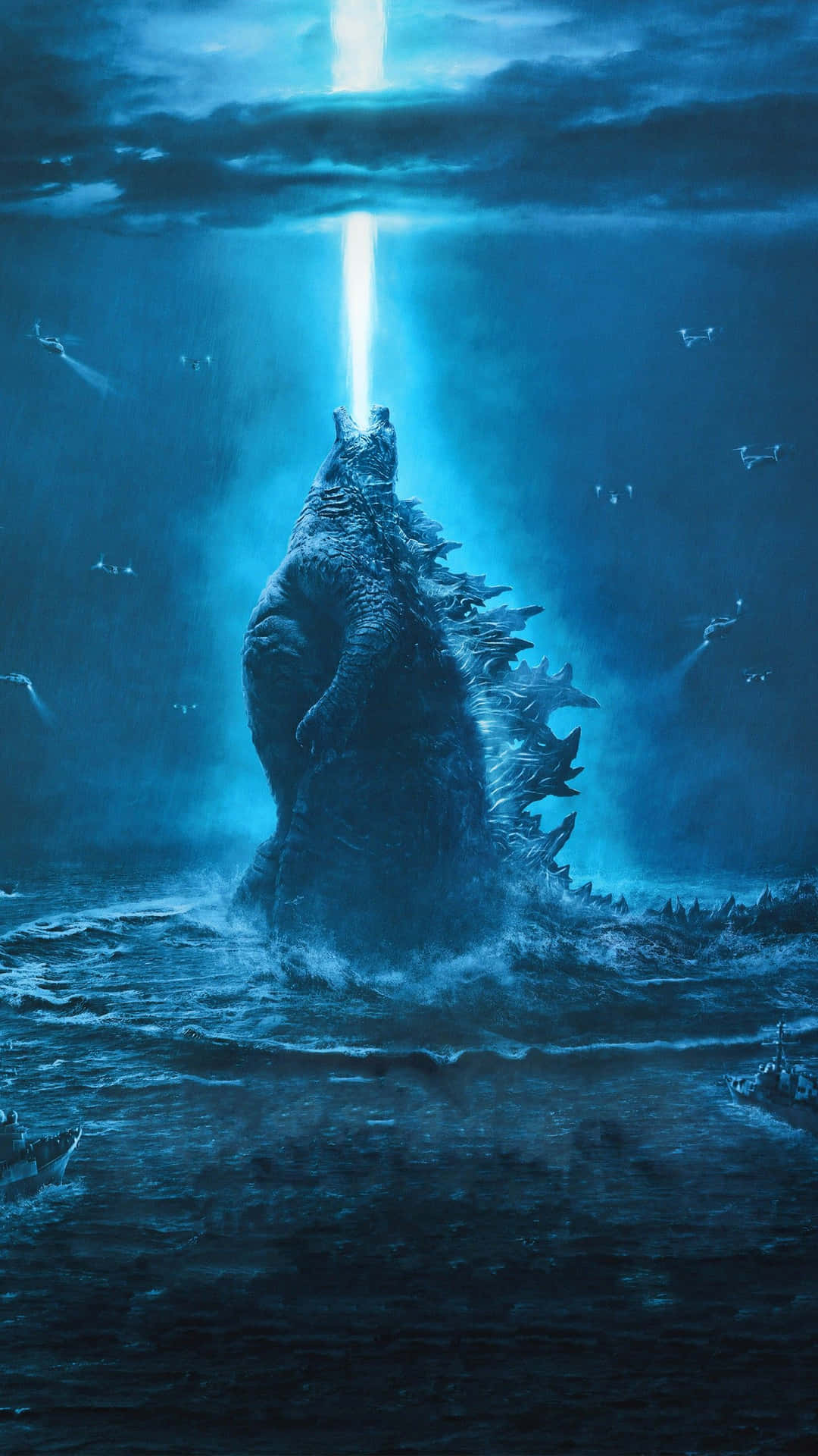 Godzilla unleashes its powerful Atomic Breath Wallpaper