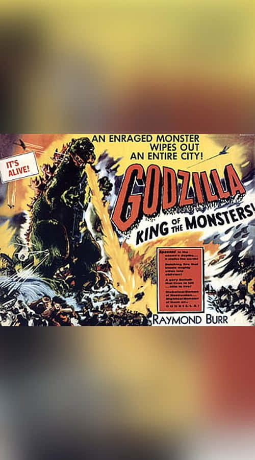 Intense Godzilla Comic Scene Wallpaper