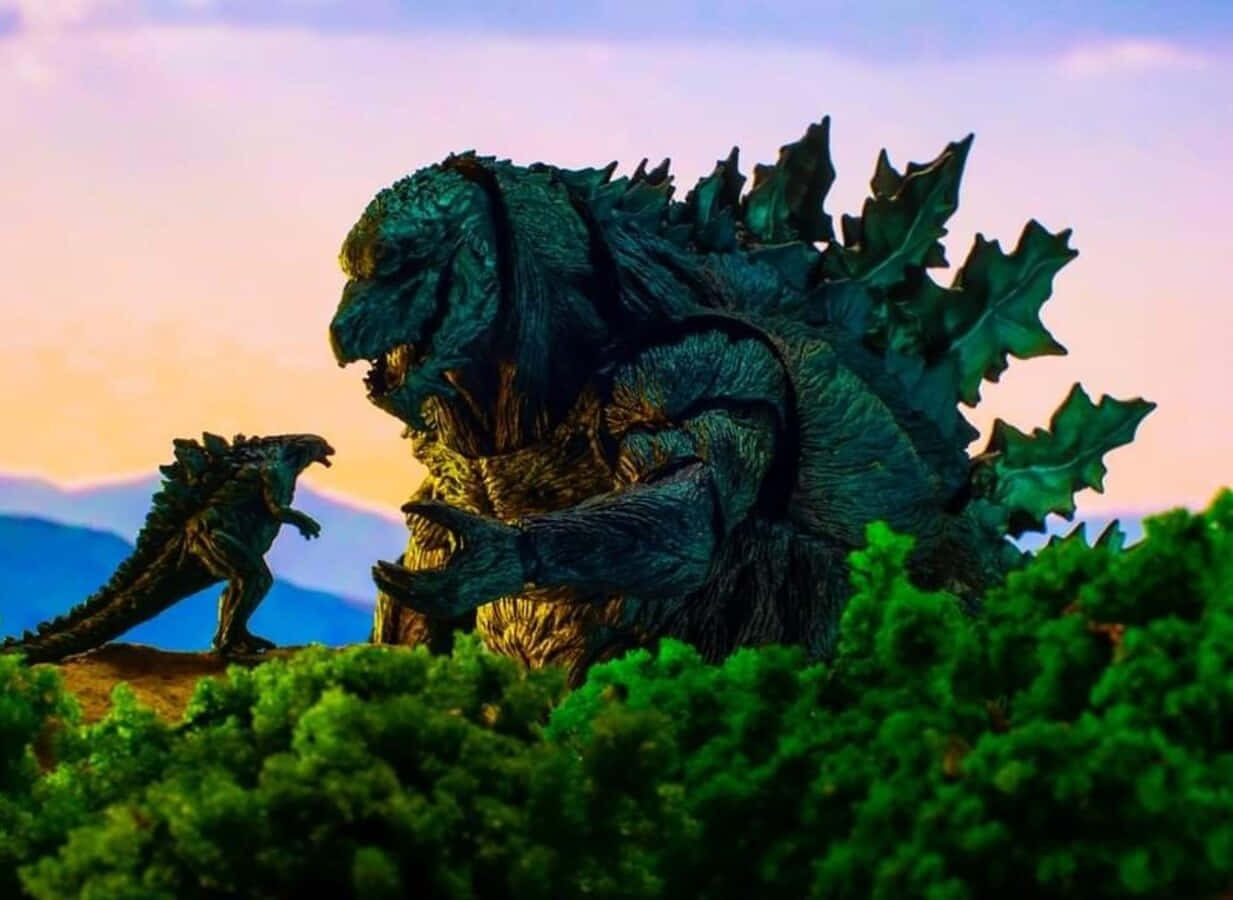 Godzillaearth: El Rey De Los Monstruos Vuelve A Rugir A La Vida Fondo de pantalla