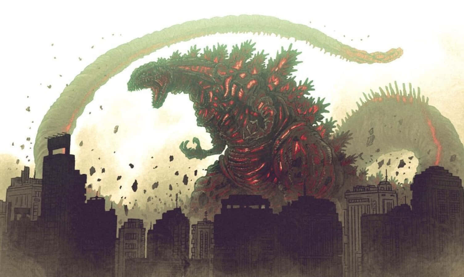 Godzilla Earth in its Mighty Form Wallpaper