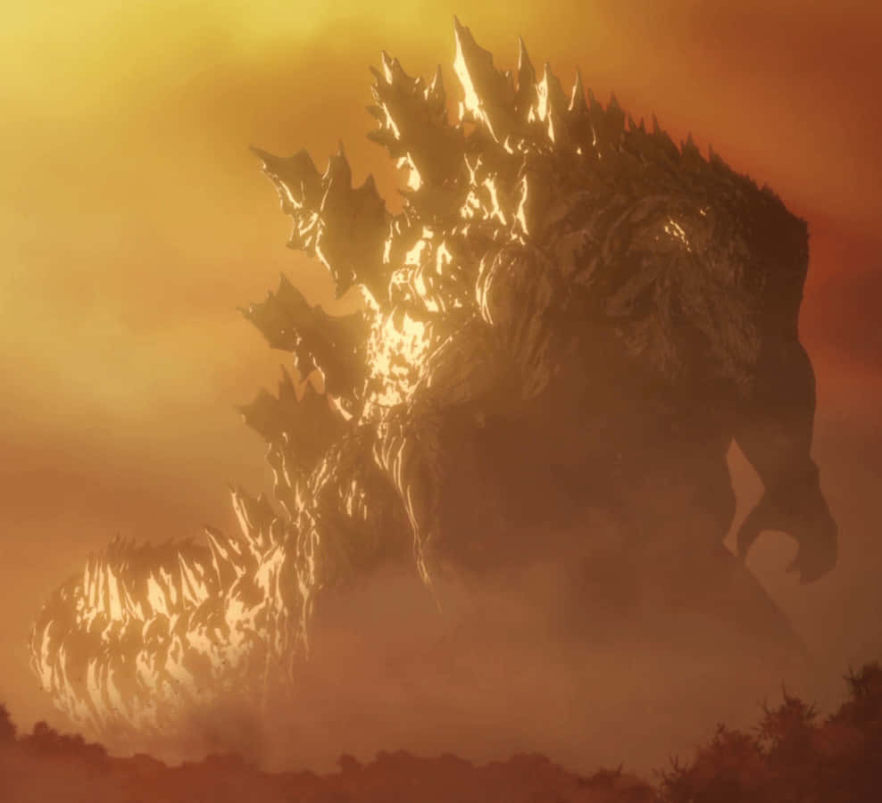Godzilladominando El Paisaje Terrestre Fondo de pantalla
