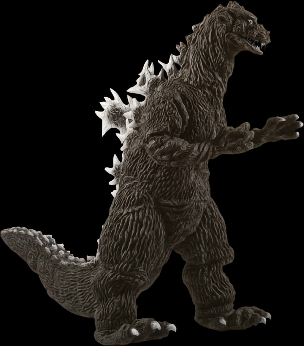 Godzilla Figure Isolated Background PNG