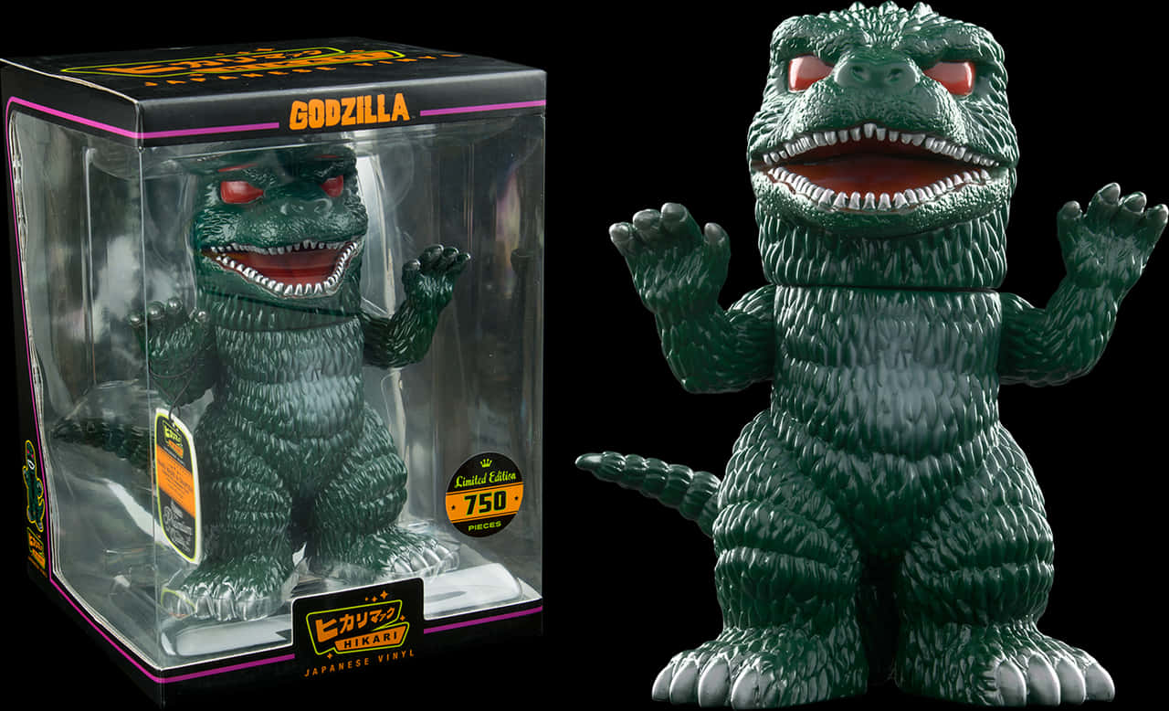 Godzilla Figure Limited Edition PNG