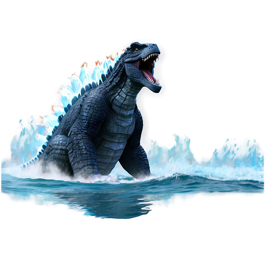 Godzilla In Ocean Png 94 PNG