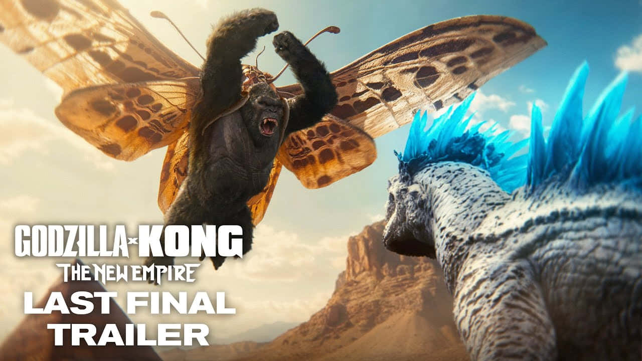 Godzilla Kong New Empire Final Trailer Wallpaper