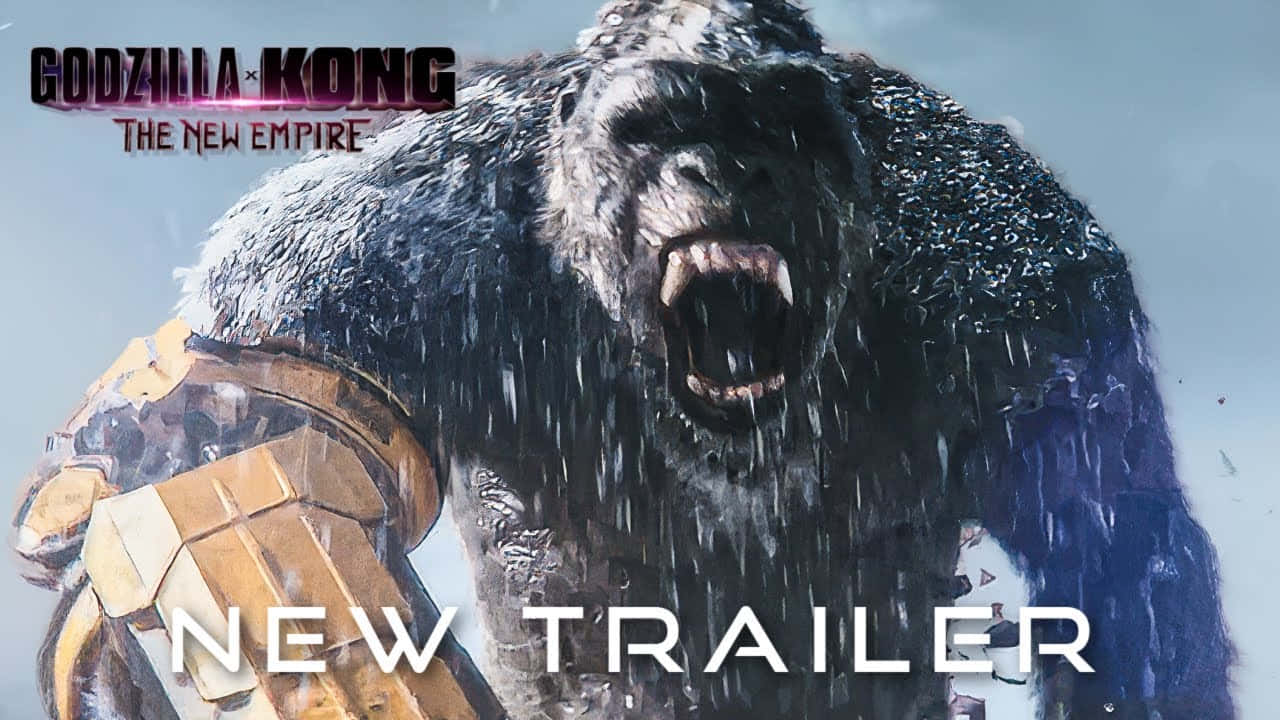 Godzilla Kong New Empire Trailer Tease Wallpaper
