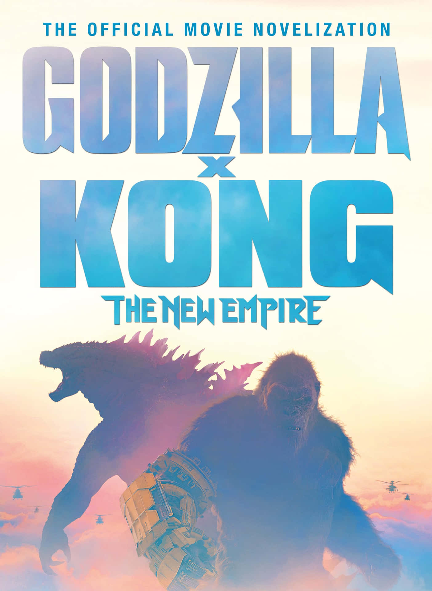 Godzilla Kong De Nieuwe Rijk Film Novelization Cover Achtergrond