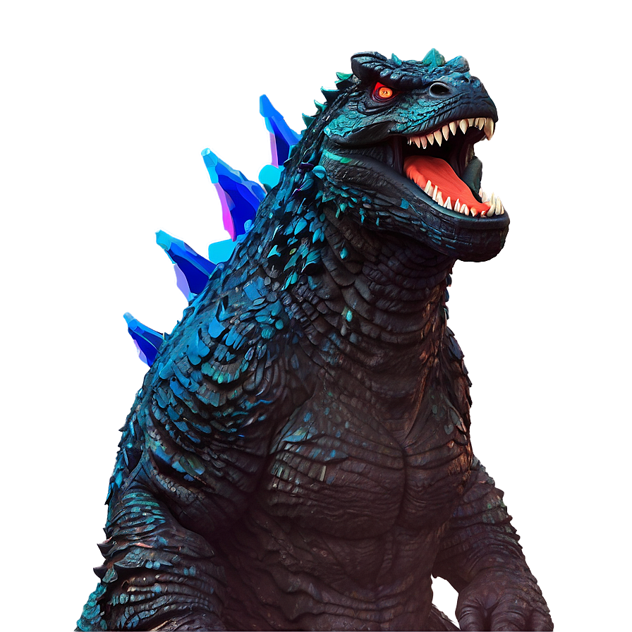 Godzilla Minimalist Art Png 05212024 PNG