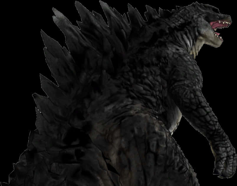 Godzilla Roaringin Darkness PNG